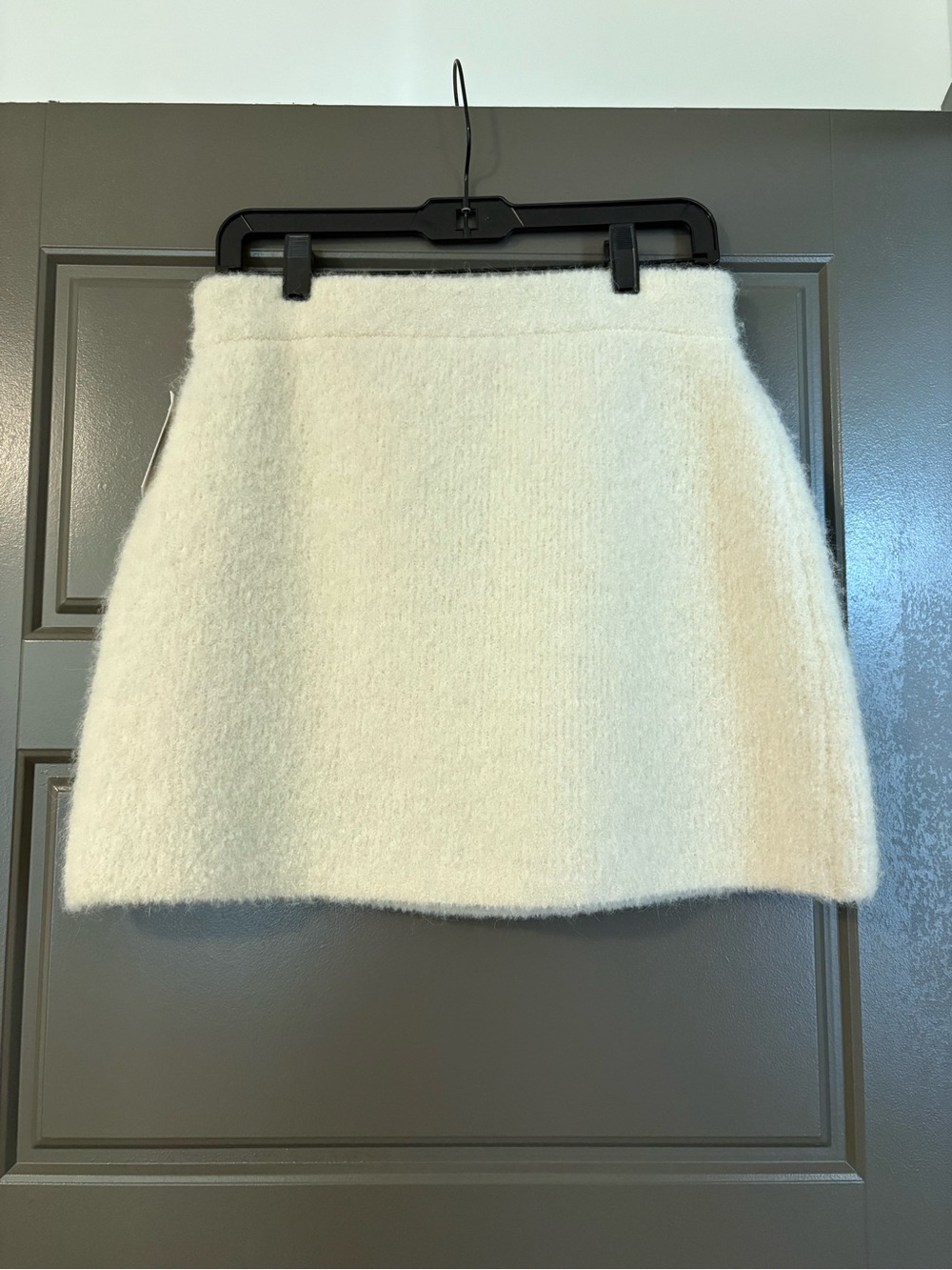 Clea Chloe Cream Boucle Mini Skirt